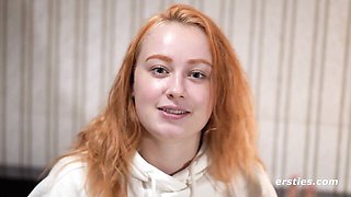 Redhead interview smile