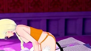 Amateur MILF blonde public toilet sex