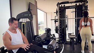 Sexy Sporty Busty Latina Chick Tempts a Dude To Try Her Tight Cunt In Immaculate Poses