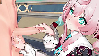 Honkai Star Rail - Hyacine X Caelus Passionate Sex - 3D Hentai Animation