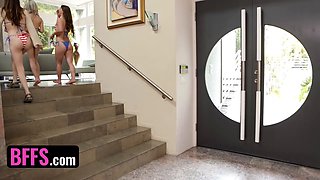 Memorial day fffm switch roles gangbang feat. Lana Smalls, Mira Monroe, Emma Rosie - bffs