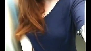 Alt Girl Lily O'riley Masturbation in Airport Bathroom