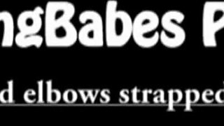 Chairtied Elbows Strapped Cleavegagged