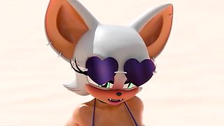 OatmealPecheneg's Hentai Sex: Rouge The Bat Fucks Tails Hard - Anal Creampie & Rough Cartoon Animation
