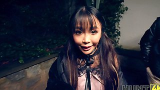 Denis Marti fucked Sakura in a steamy reverse cowgirl scene