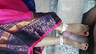 Desi Footjob by Hot Bhabhi
