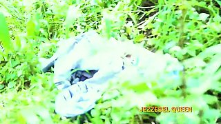 Outdoor hard-core joy with sister-in-law