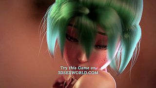 Bunny Girl Kiriko has First Time Squirting Orgasm (3D Animation) HQ