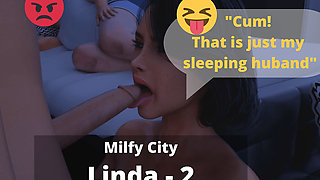 My boy loves filing his stepmother's mouth with a big load of his cum - Our secret weekend  (Milfy city - Linda - 25)