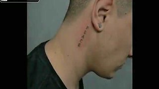 Puny neck tats for