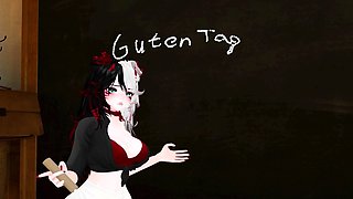 German Lessons Turned into fucking your teacher! VRChat