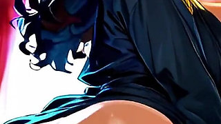 Horny Latina MILF Hotel Creampie - Seduced the Young Bellboy - Uncensored Hentai