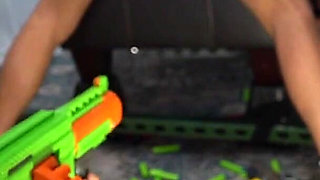 Fireworks From Lighting up His Balls