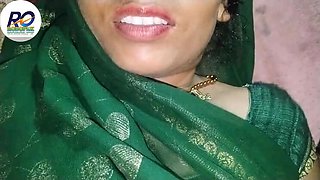 Desi Aunty Fucked Hard in Green Saree - Hindi Audio Village Sex