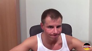 Blonde MILF From Germany Takes A Massive Cock Deep Down Her Throat
