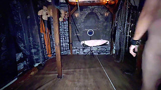 Part 1 Domina Satana and Her Sub. on His First Session.