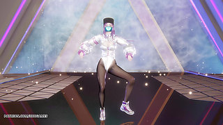 Mmd Aespa - Supernova Akali Sexy Striptease League of Legends Uncensored Hentai