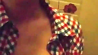 Hot MILF POV Toilet Club Masturbation