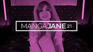 Cosplay Teen Bride Gives Alien Dildo Jerk off Instructions and Blowjob