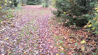 Very hard pussy and tit slapping the shed