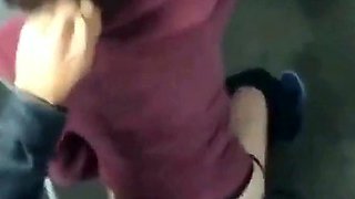 Staircase Bareback: He Takes It Deep