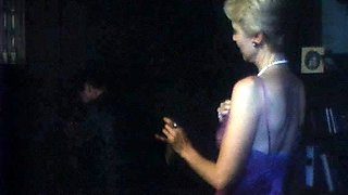 Skinny brunette MILF sucks and fucks a big cock