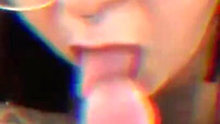 BBW Giving Her Man a Blowjob