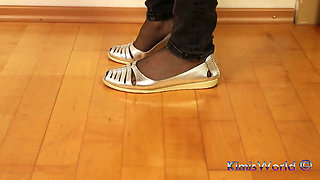 Nylon Soles Worship - Extreme Feet Tease, Dangling & Shoeplay