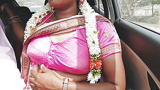 Car sex, Episode -1, part -1, telugu dirty talks, indian telugu sexy saree aunty with ranku mogudu.