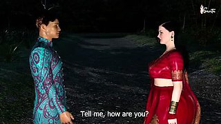 Desi Savita Bhabhi Outdoor Public Sex with College Friend - Hot Indian Adventure