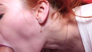 Wild Love: Cute Redhead and Her Large Cock BF's Fire Fuck