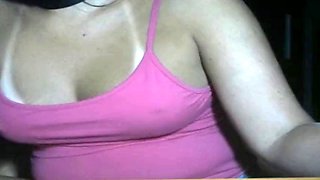 Mature housewife cheating husband showing her pussy for a lot of guys at public chat