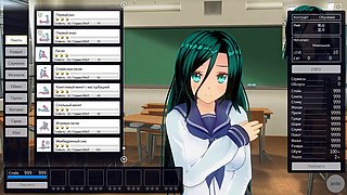 3D Hentai Girl Masturbates in the Classroom