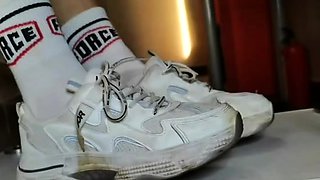 chinese sneaker cock trampling Asian Femdom