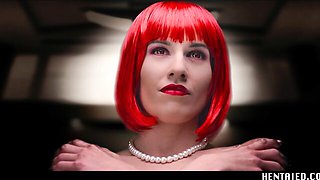 Hentaied featuring Eveline Dellai's covered in cum smut