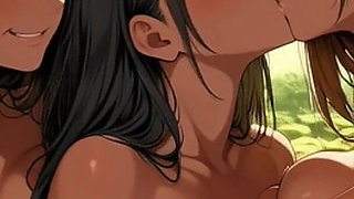 191. Lesbians Kiss Girls and Boys, Ai Animation