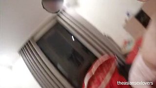 Hot Asian Wife First Time Anal Sex and Creampie