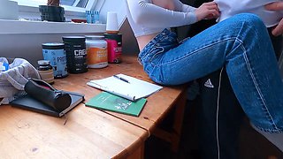 College Girl gets seduced by Teacher