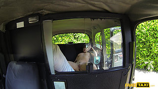 Fake Taxi - Naughty Lucy Love Likes That Ride Outdoors & Gives a Cabbie a Blowjob in Car Leading to a Pussy Creampie