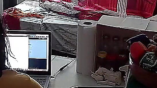 Stepfather on the Stepdaughter While Doing Homeoffice