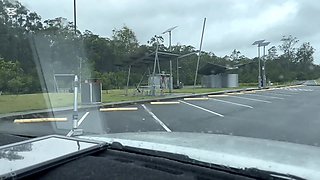 Stranded Emo Babe Gets the Ride of Her Life and Filled with His Cum