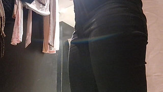 Open Curtain in the Fitting Room