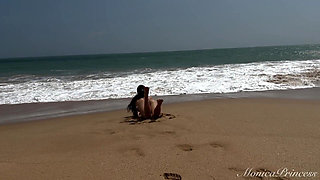 Topless on the Beach, Pussy Fingering, Outdoor Nudity