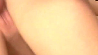 Horny brunette teen swallows cum