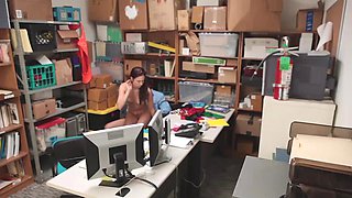 Officer Marcus and petite Naiomi indulge in raw passion