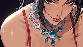 Mai Shiranui Topless Sexy Pose (ai Animation)