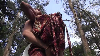 Black lesbian love in the forest