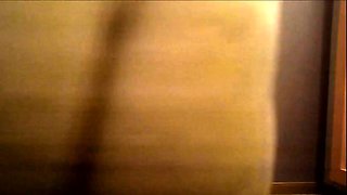 Schoolgirl brunette doggystyle and blowjob
