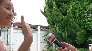 Asian Japanese Bikini Babes Team Up To Suck Various Cocks Outdoor