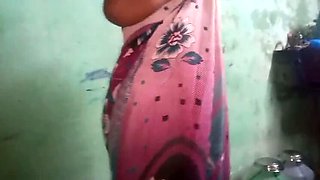 Desi Housewife Priyanka314 in Saree Cheating on Husband - Long Hair Indian Aunty Hardcore
